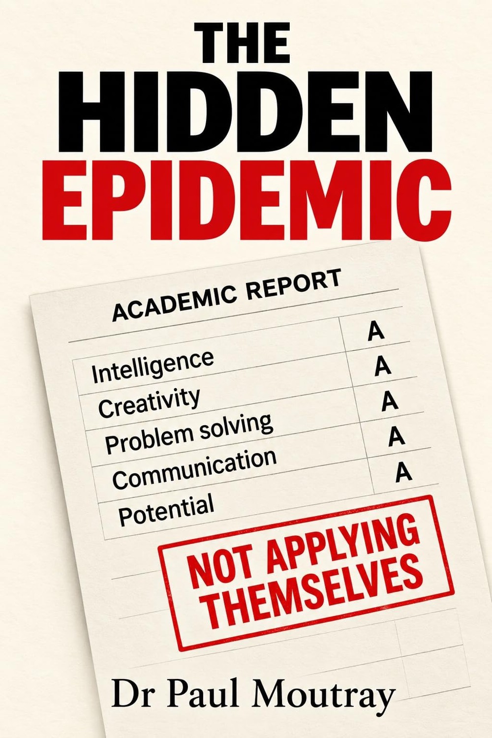 The Hidden Epidemic — published book cover